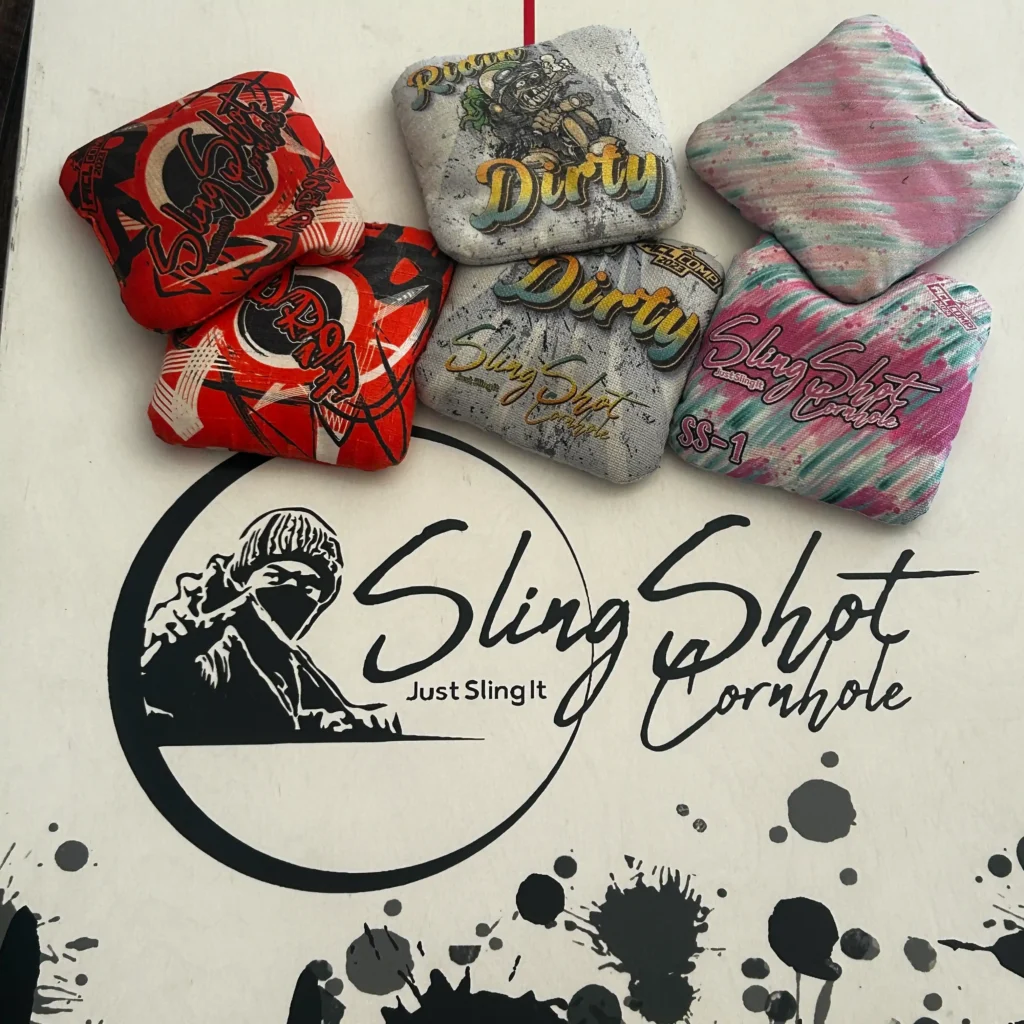 Slingshot Cornhole with bags